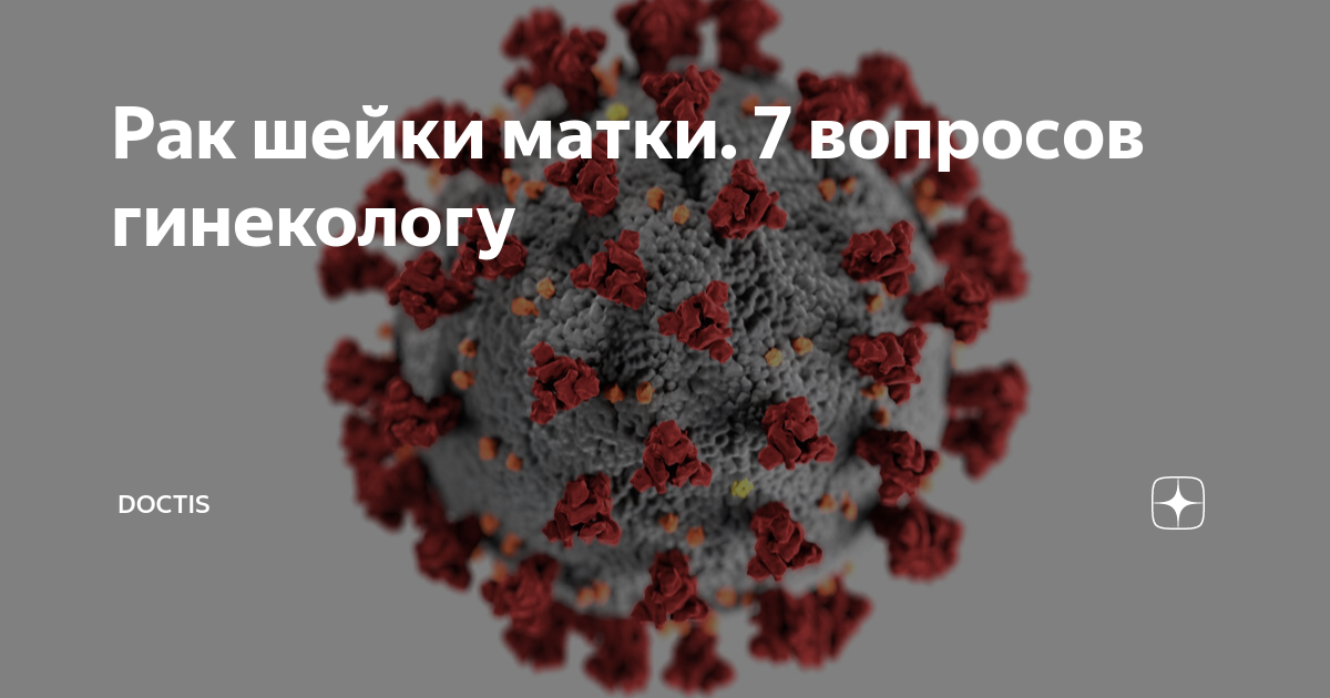 Рак шейки матки. 7 вопросов гинекологу | Doctis | Дзен