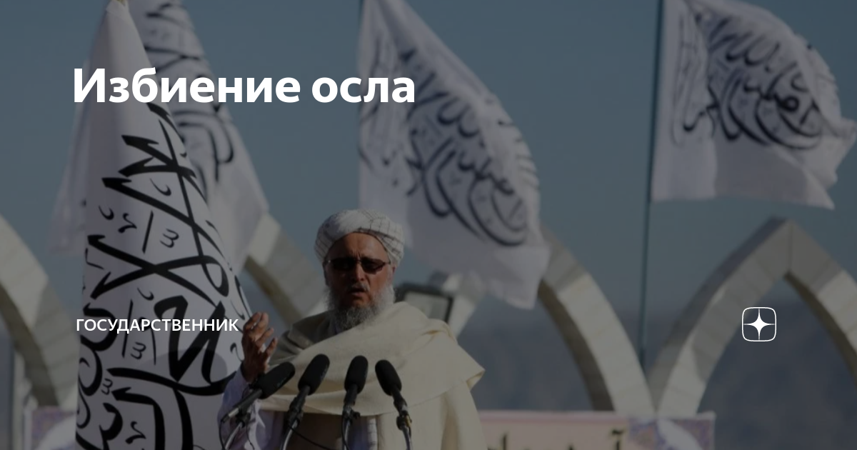 Государственник дзен. Талибы Афганистан 2021 захват