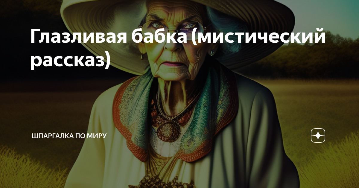 Глазливая бабка (мистический рассказ) | Шпаргалка по миру | Дзен
