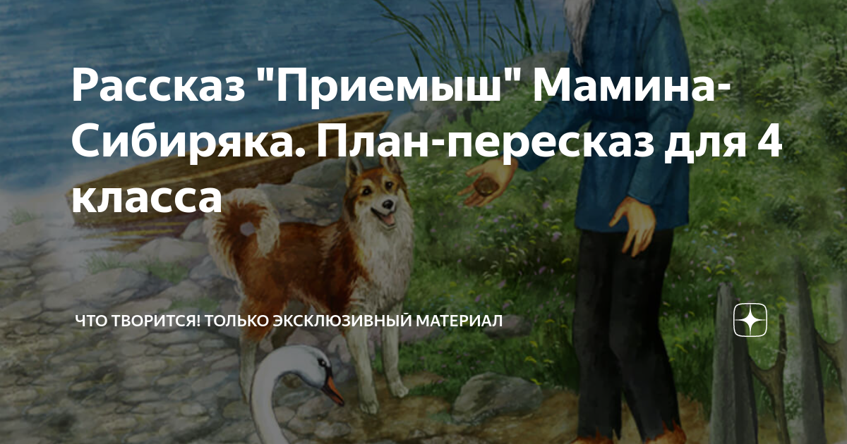 Расскажите историю о приемыше по плану