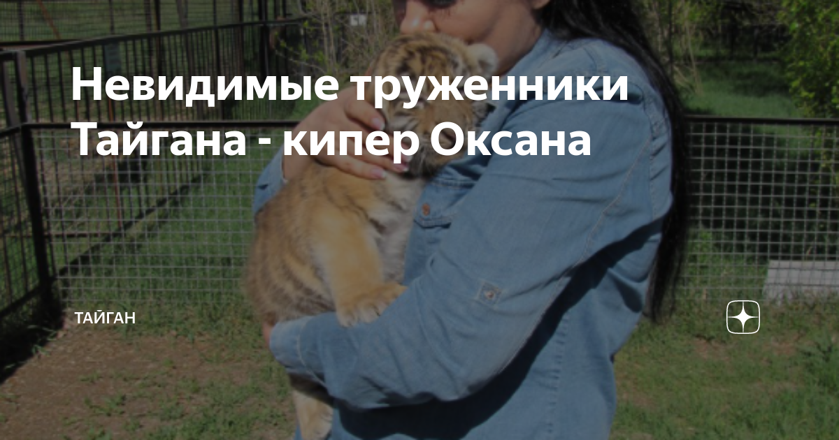 Невидимые труженники Тайгана - кипер Оксана | Тайган | Дзен