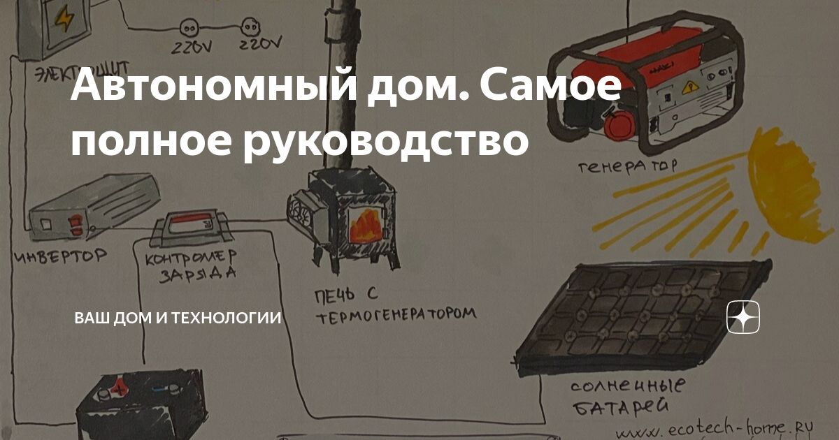 Биогазовая установка для частного дома своими руками