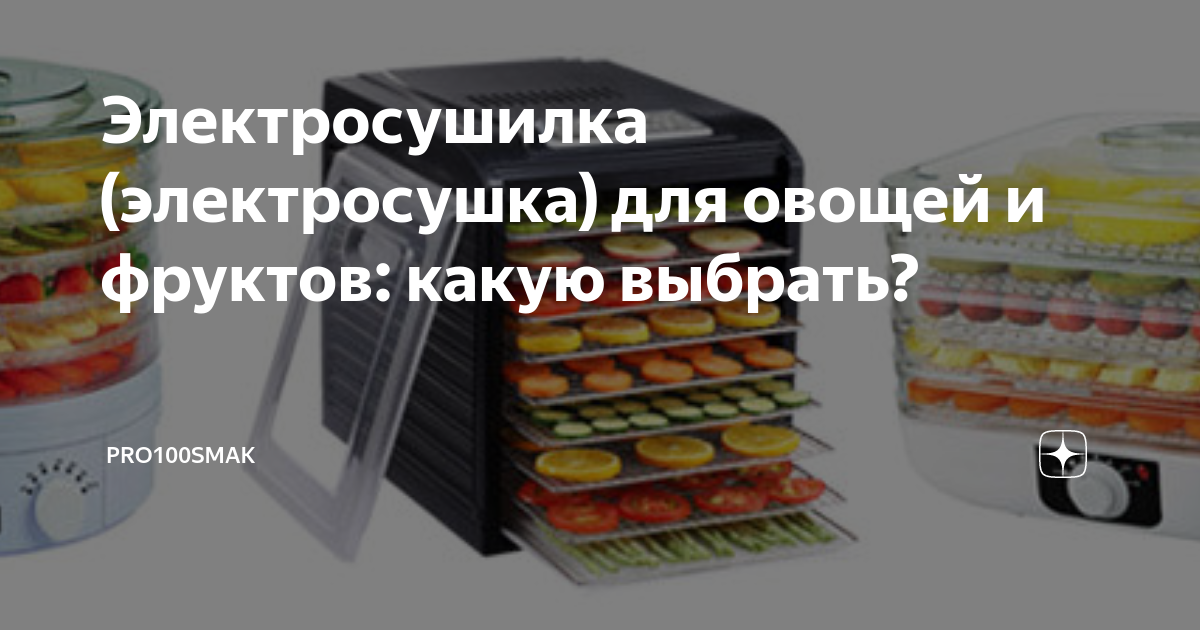 Электросушилка (электросушка) для овощей и фруктов: какую выбрать ...