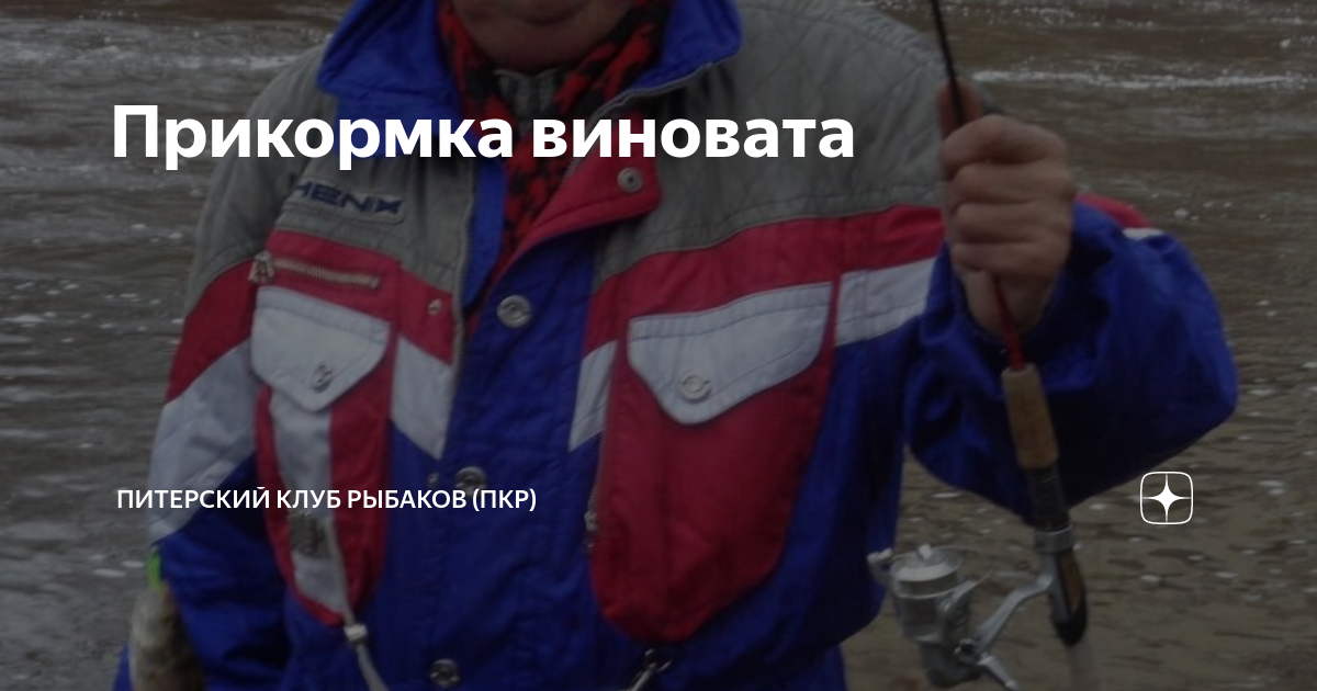 Прикормка виновата