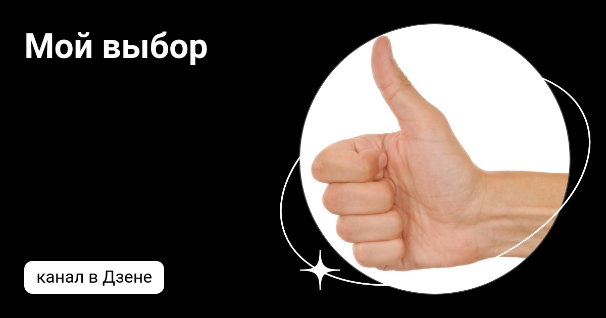 Мой выбор | Дзен