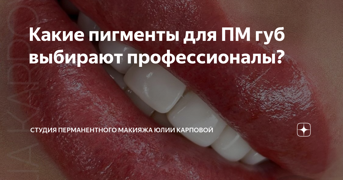 Какие пигменты для ПМ губ выбирают профессионалы? | Студия ...