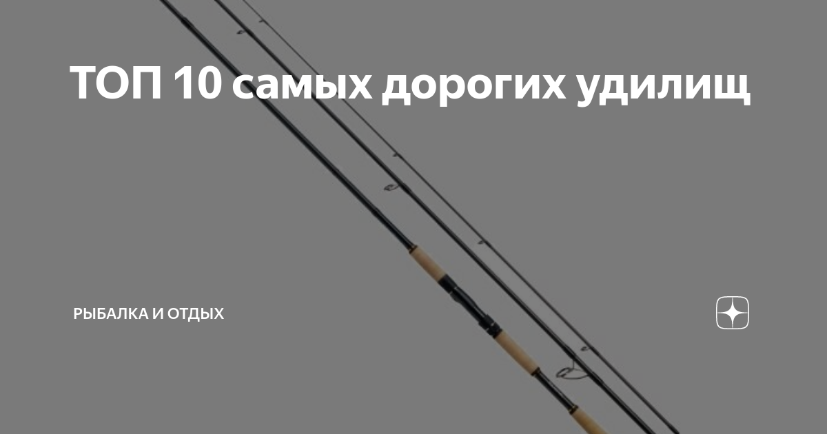 ТОП 10 самых дорогих удилищ | Рыбалка и отдых | Дзен