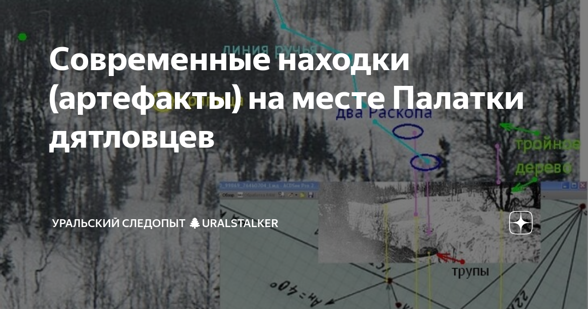 Современные находки (артефакты) на месте Палатки дятловцев | Уральский ...