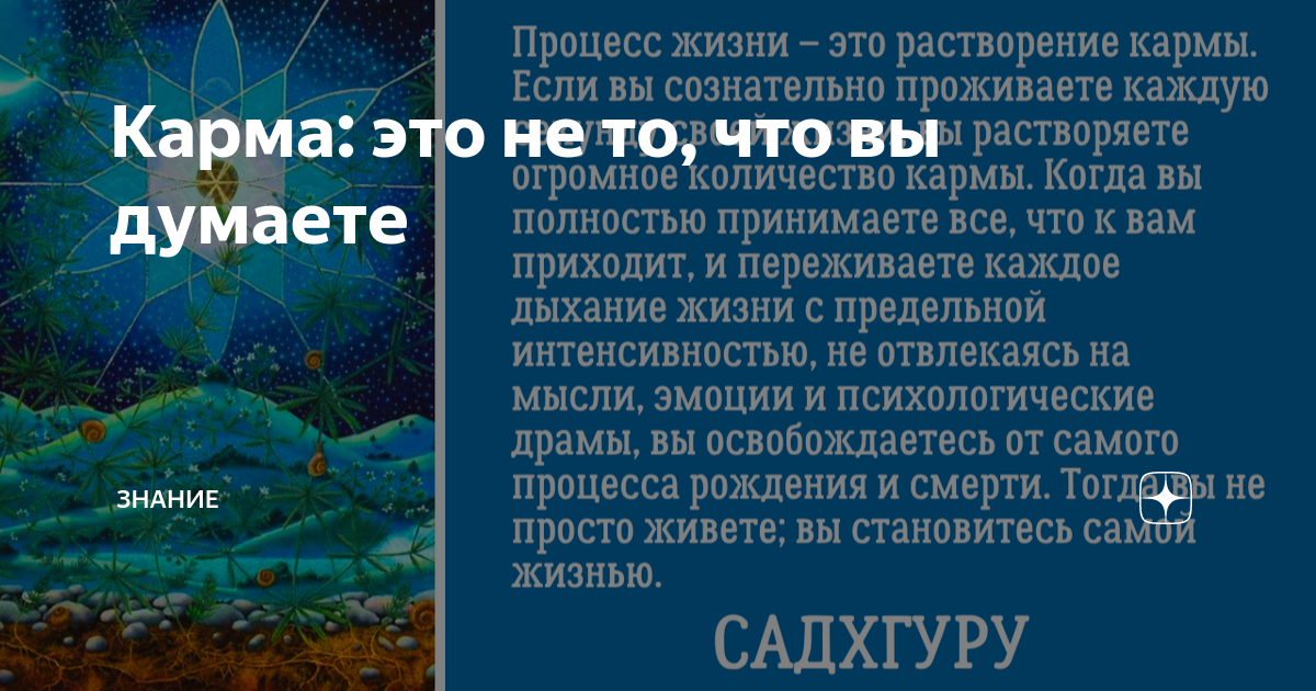 Год кармы что это означает