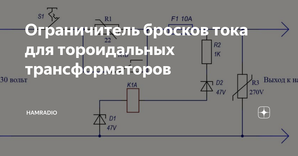 Всплеск тока при включении трансформатора