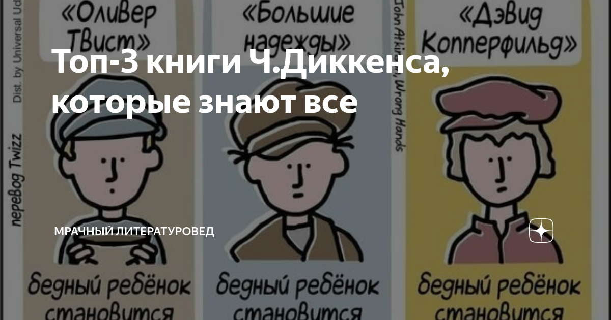 Топ-3 книги Ч.Диккенса, которые знают все | Мрачный литературовед | Дзен