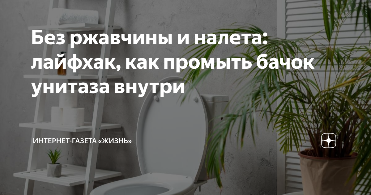 Без ржавчины и налета: лайфхак, как промыть бачок унитаза внутри ...