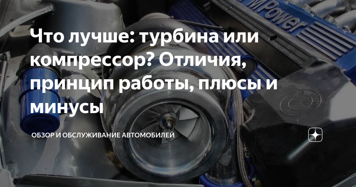 Отличие компрессора от турбины