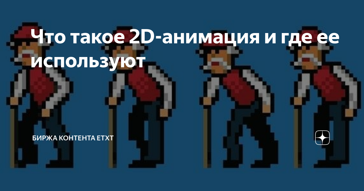Что такое 2D-анимация и где ее используют | Биржа контента eTXT | Дзен