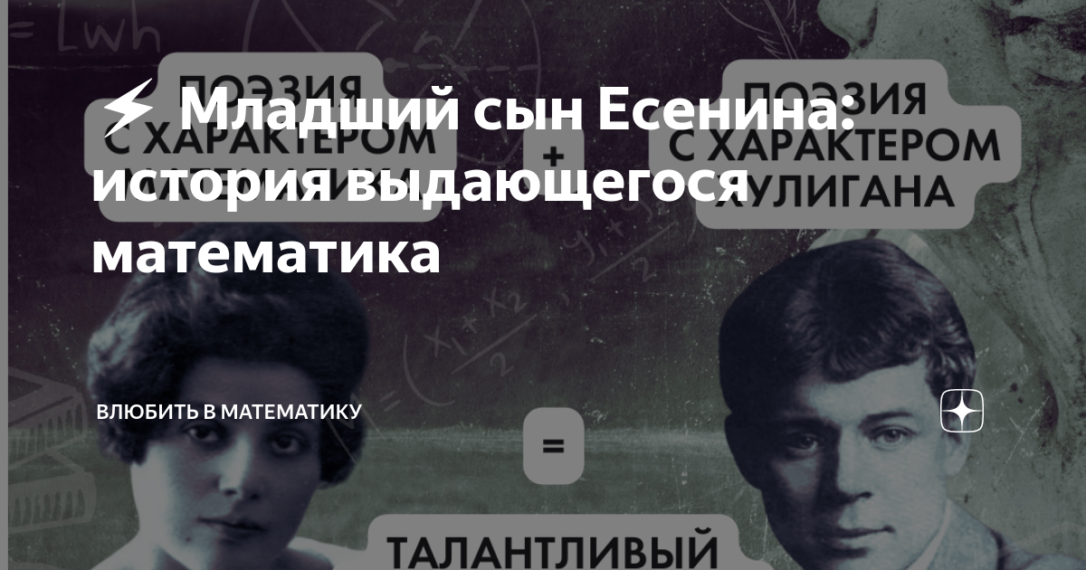 Сын Есенина математик. Рассказ Есенина племянница. Сумасшедшая загадочная история есенина