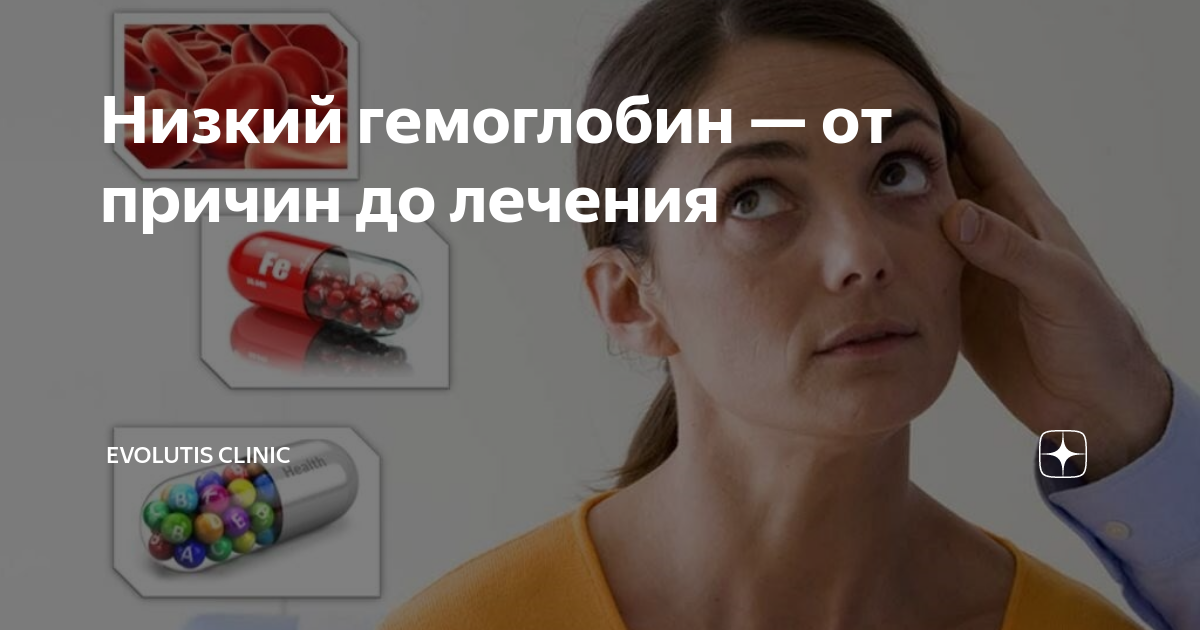 Низкий гемоглобин — от причин до лечения | Evolutis Clinic | Дзен