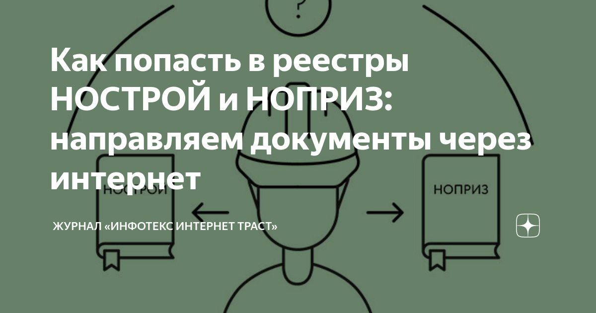 Как попасть в реестры НОСТРОЙ и НОПРИЗ: направляем документы через ...