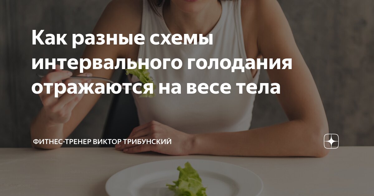 Интервальное голодание 20 4 для женщин схемы Что происходит с телом при интервальном голодании Я Могу Дзен