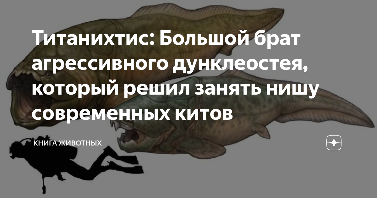 Титанихтис: Большой брат агрессивного дунклеостея, который решил занять ...