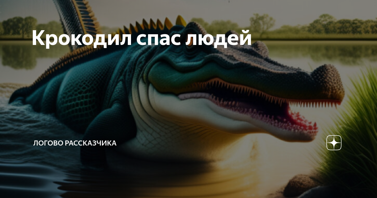 Крокодил спас людей | Логово рассказчика | Дзен