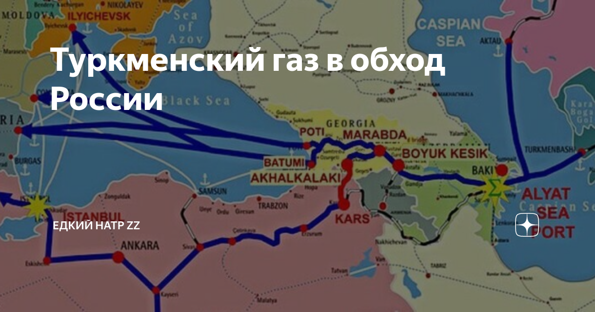 Транскаспийский международный транспортный маршрут карта