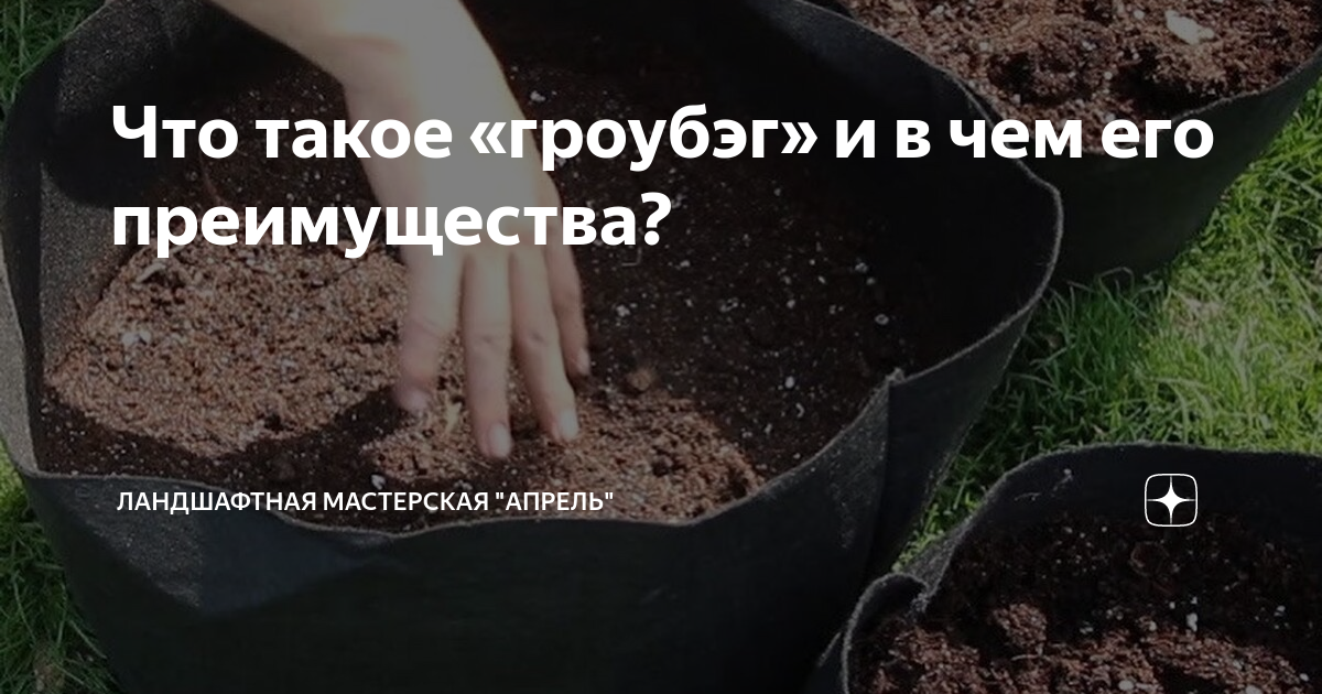 Что такое «гроубэг» и в чем его преимущества? | Ландшафтная мастерская ...