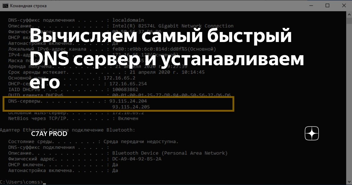 Самый быстрый днс. Самый быстрый днс