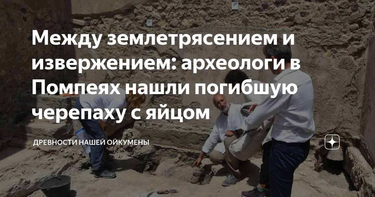Между землетрясением и извержением: археологи в Помпеях нашли погибшую ...