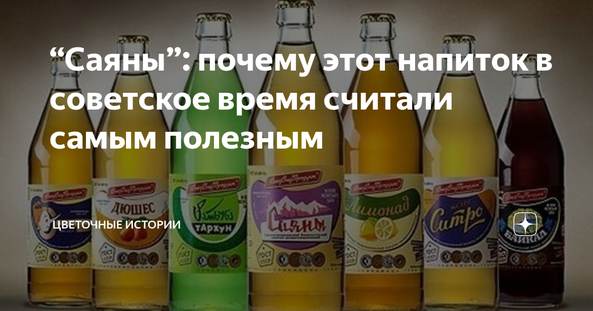 “Саяны”: почему этот напиток в советское время считали самым полезным ...