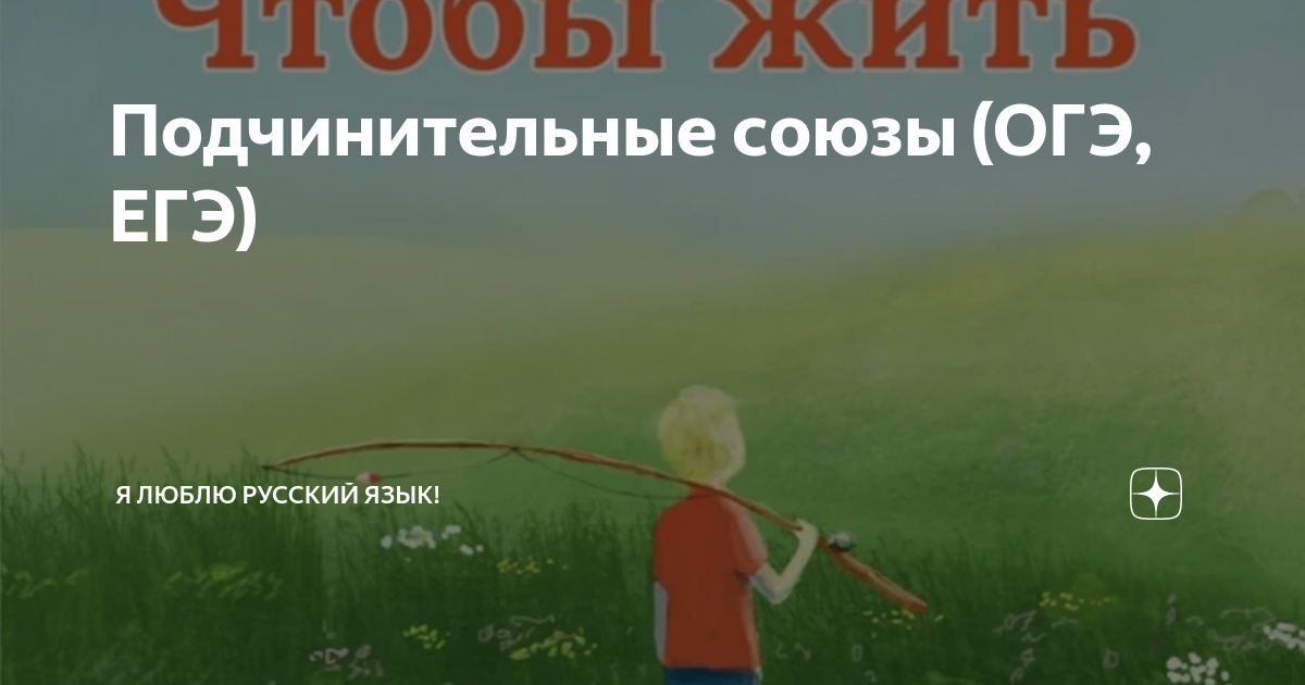 Подчинительные союзы (ОГЭ, ЕГЭ) | Люблю русский язык! | Дзен