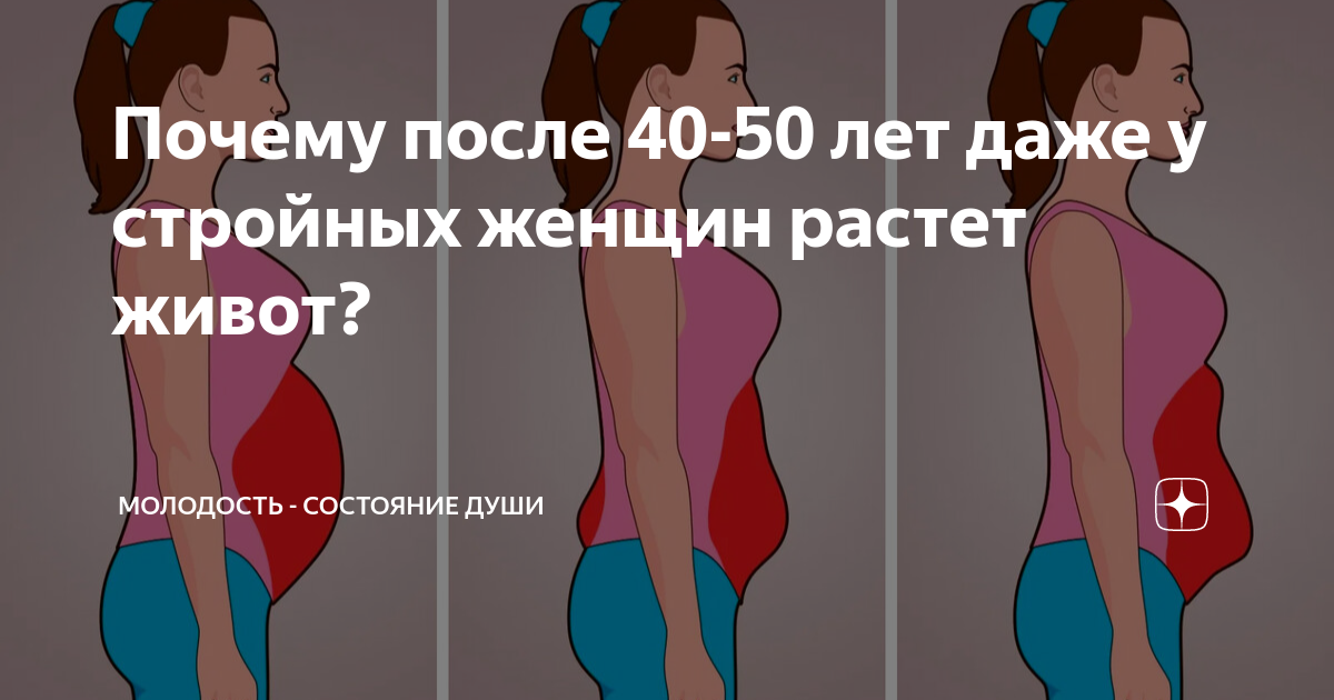 Эндокринолог Садовская объяснила, почему у женщин после 50 лет растет живот