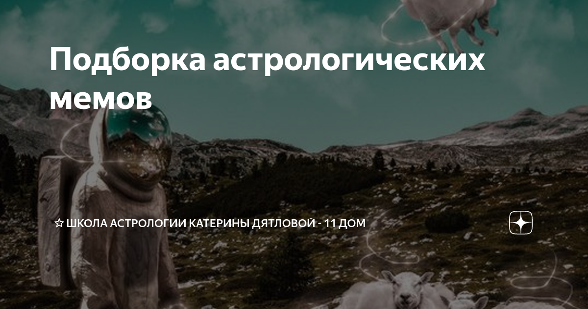 Подборка астрологических мемов | ⭐Школа Астрологии Катерины Дятловой ...