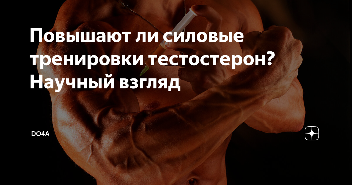 Повышают ли силовые тренировки тестостерон? Научный взгляд | DO4A | Дзен