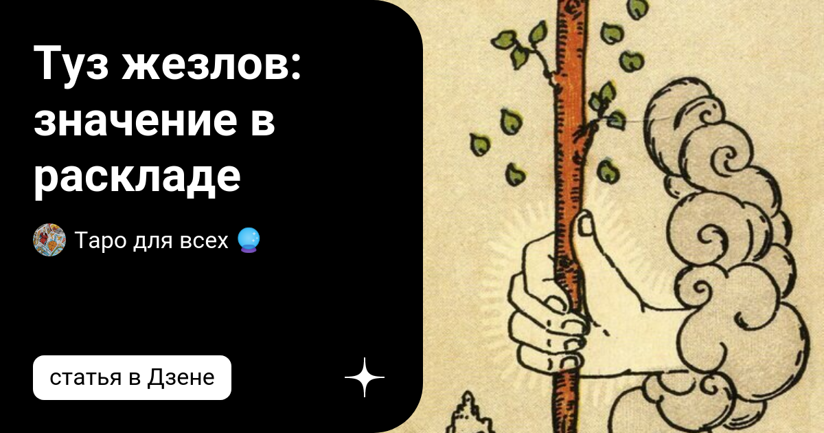 туз жезлов как видит меня