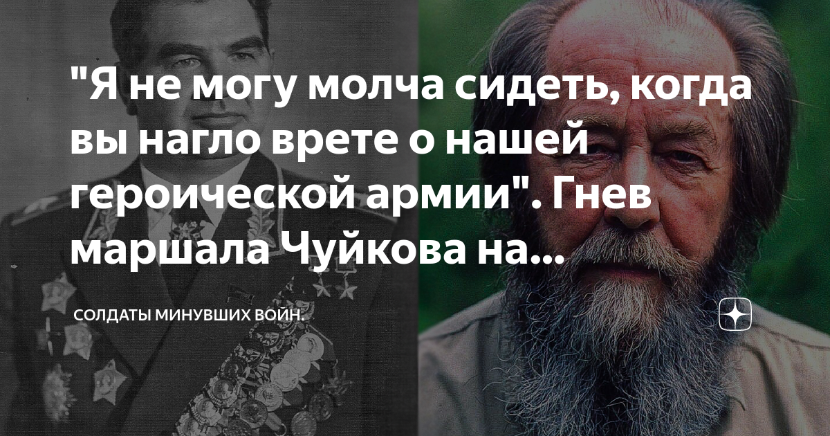 "Я не могу молча сидеть, когда вы нагло врете о нашей героической армии ...