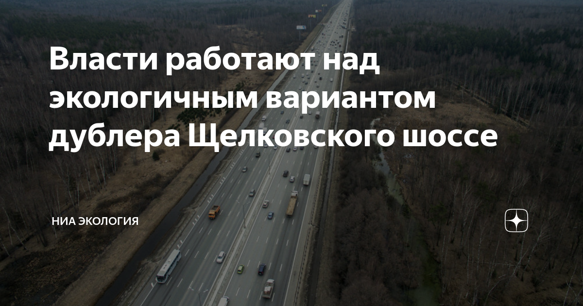 Власти работают над экологичным вариантом дублера Щелковского шоссе ...