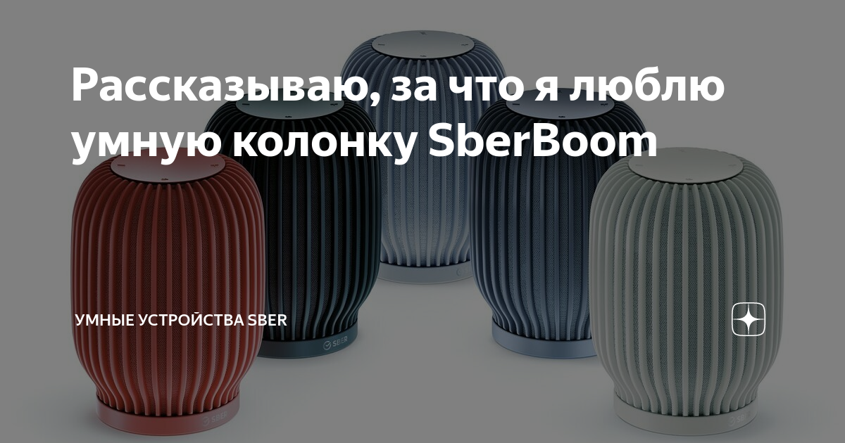 Колонка SberBoom mini от Сбербанка без басов 