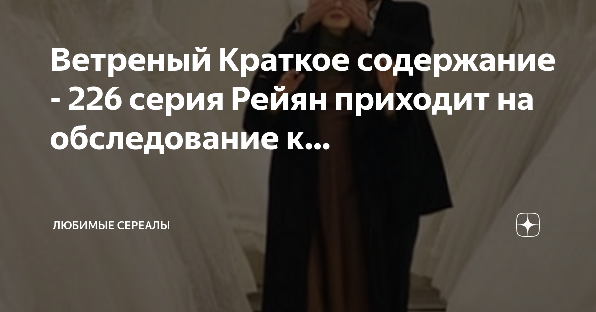 Ветреный краткое содержание