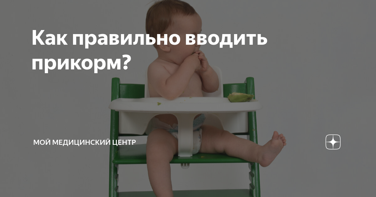 Как правильно вводить прикорм? | Мой медицинский центр | Дзен