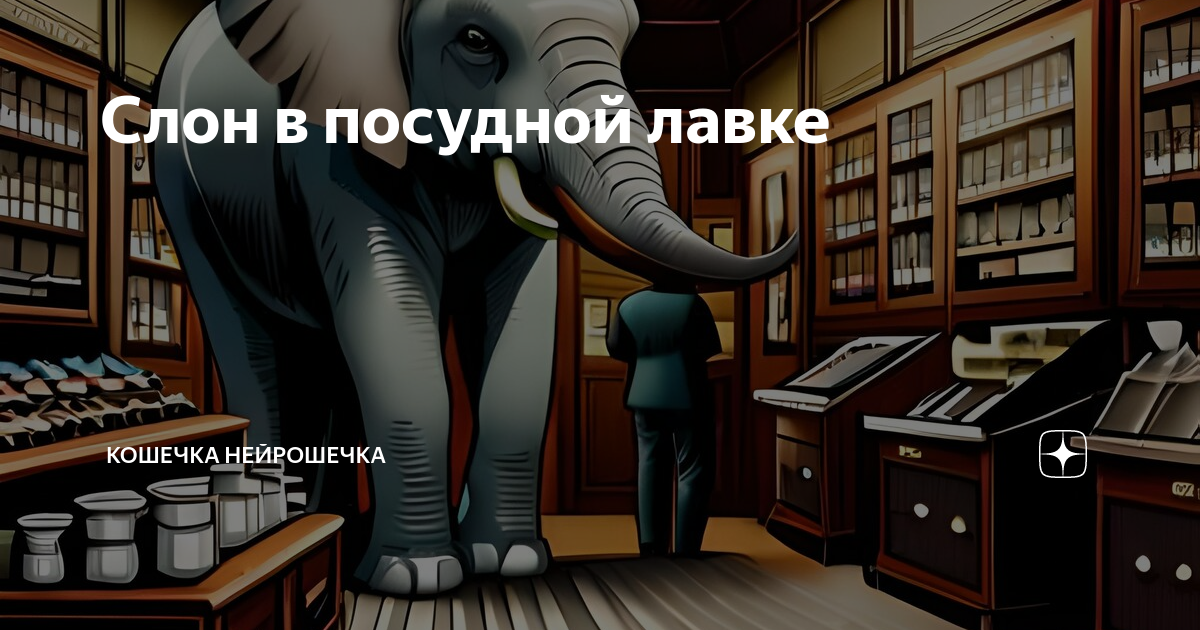 Как слон в посудной лавке значение. Как слон в посудной лавке значение