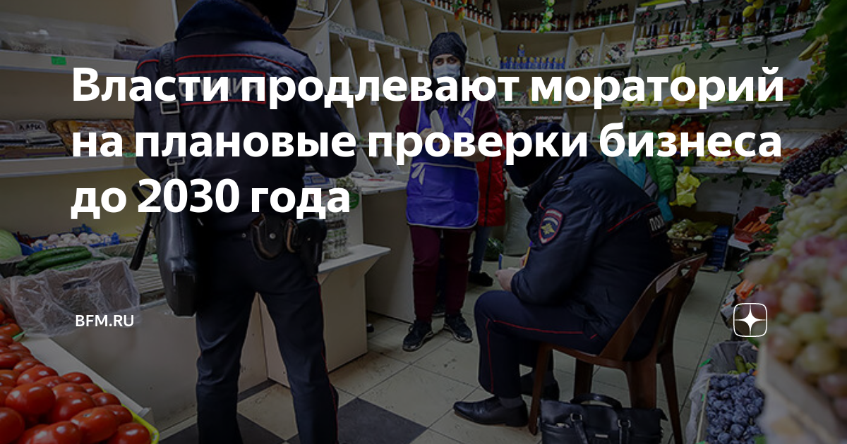 Продлят ли мораторий на проверки в 2024
