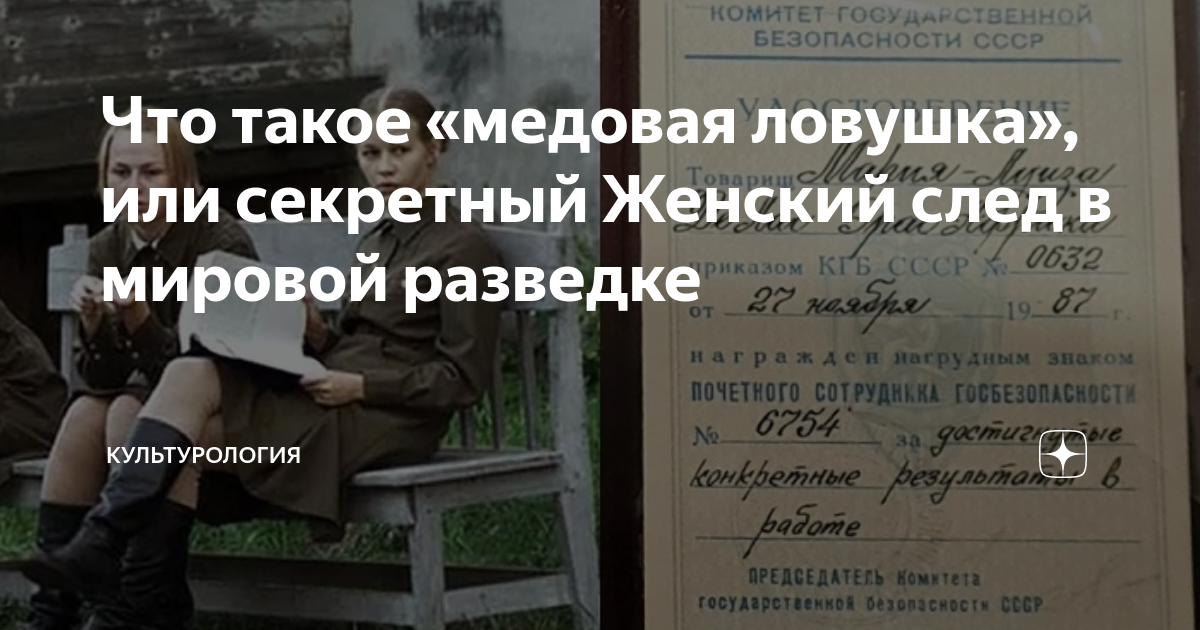 Что такое «медовая ловушка», или секретный Женский след в мировой ...