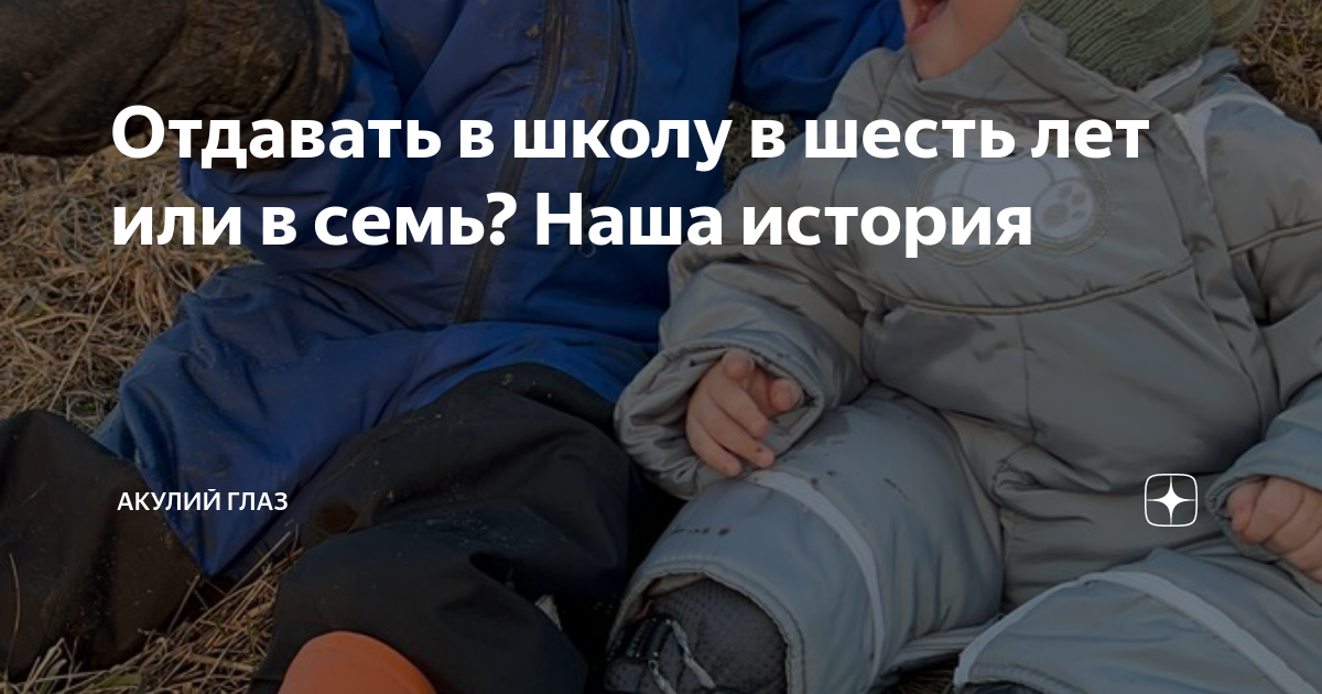 Отдавать в школу в шесть лет или в семь? Наша история | Акулий глаз | Дзен