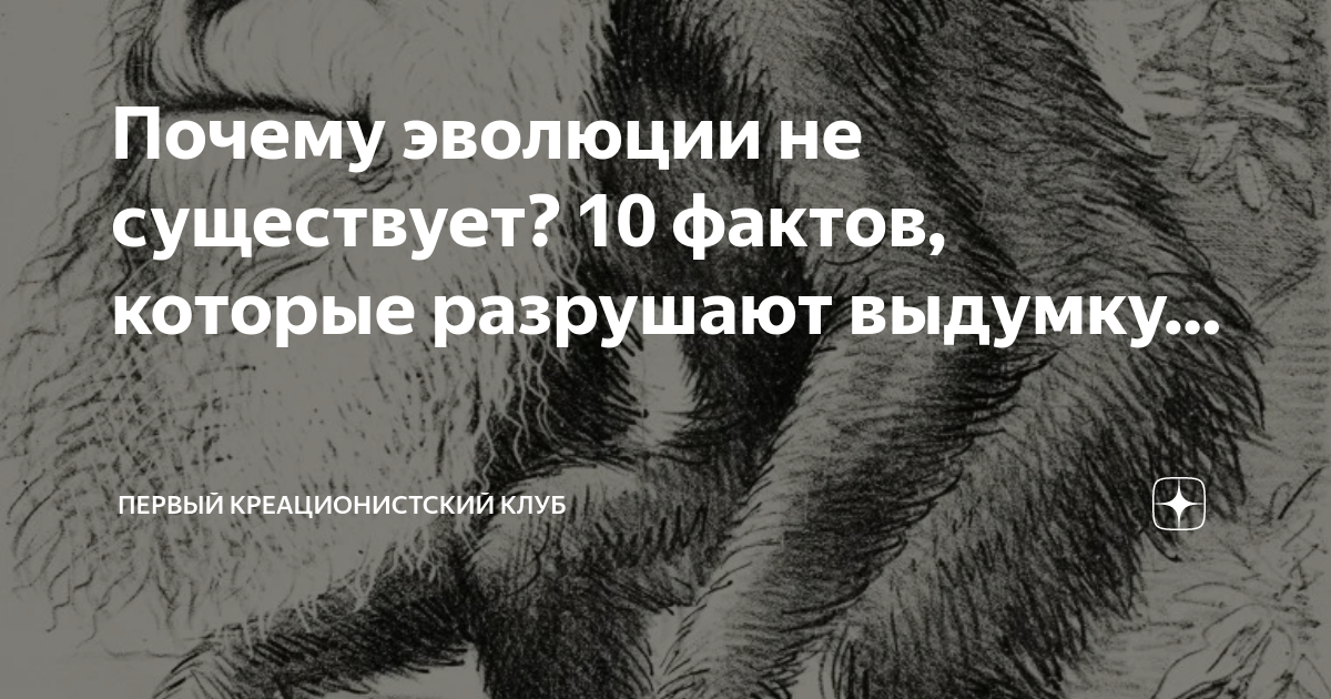Почему эволюции не существует? 10 фактов, которые разрушают выдумку ...