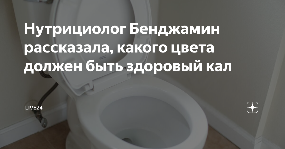 Нутрициолог Бенджамин рассказала, какого цвета должен быть здоровый кал ...