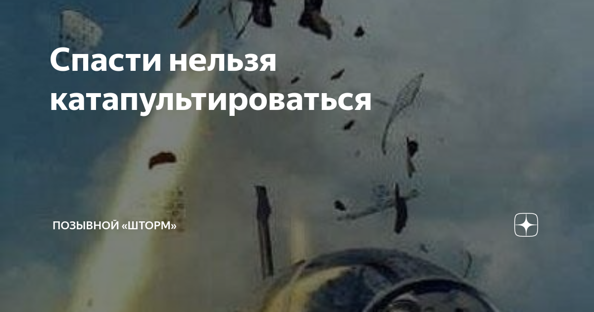 Спасти нельзя катапультироваться | Позывной «Шторм» | Дзен