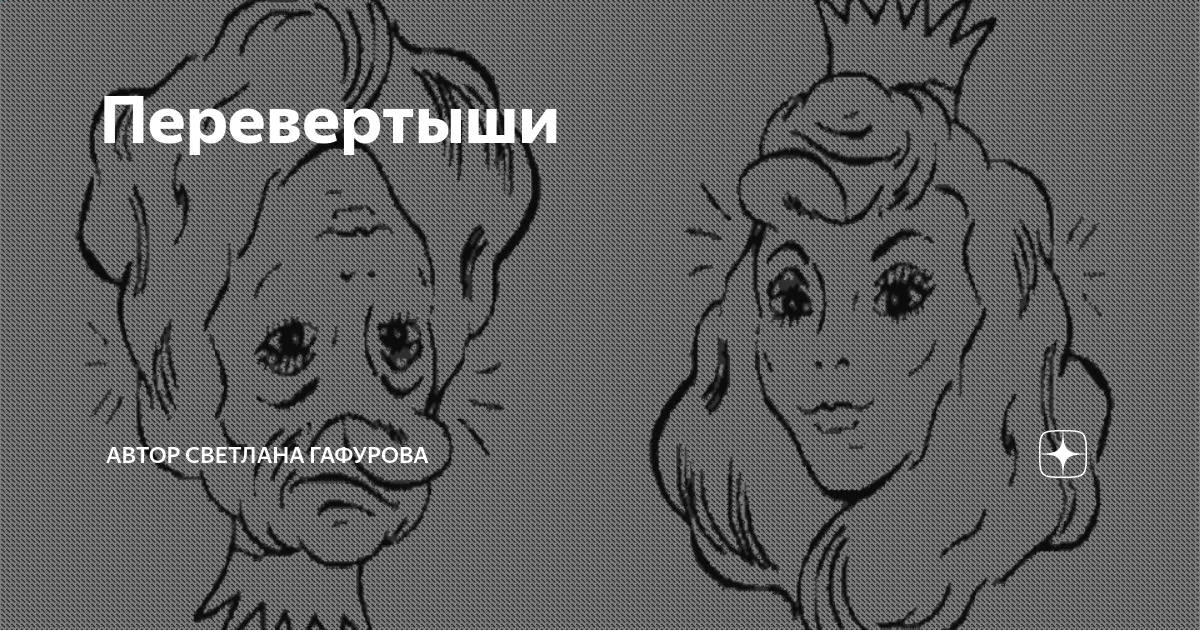 Рисунок перевертыш жена на работе жена дома