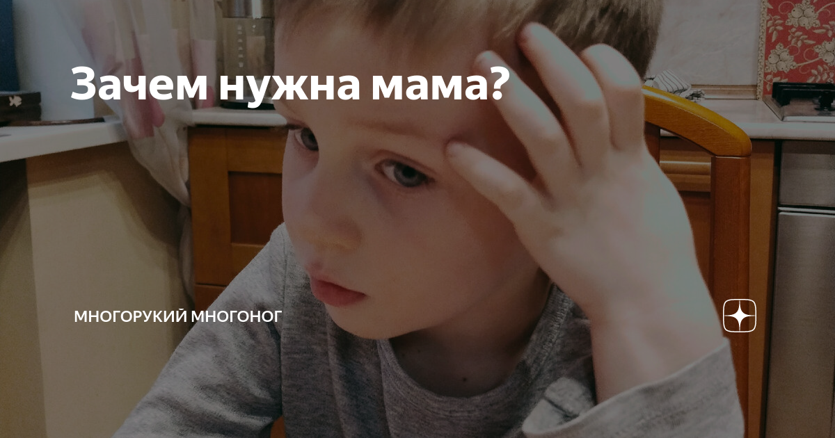 Зачем нужна мама? | Многорукий многоног | Дзен