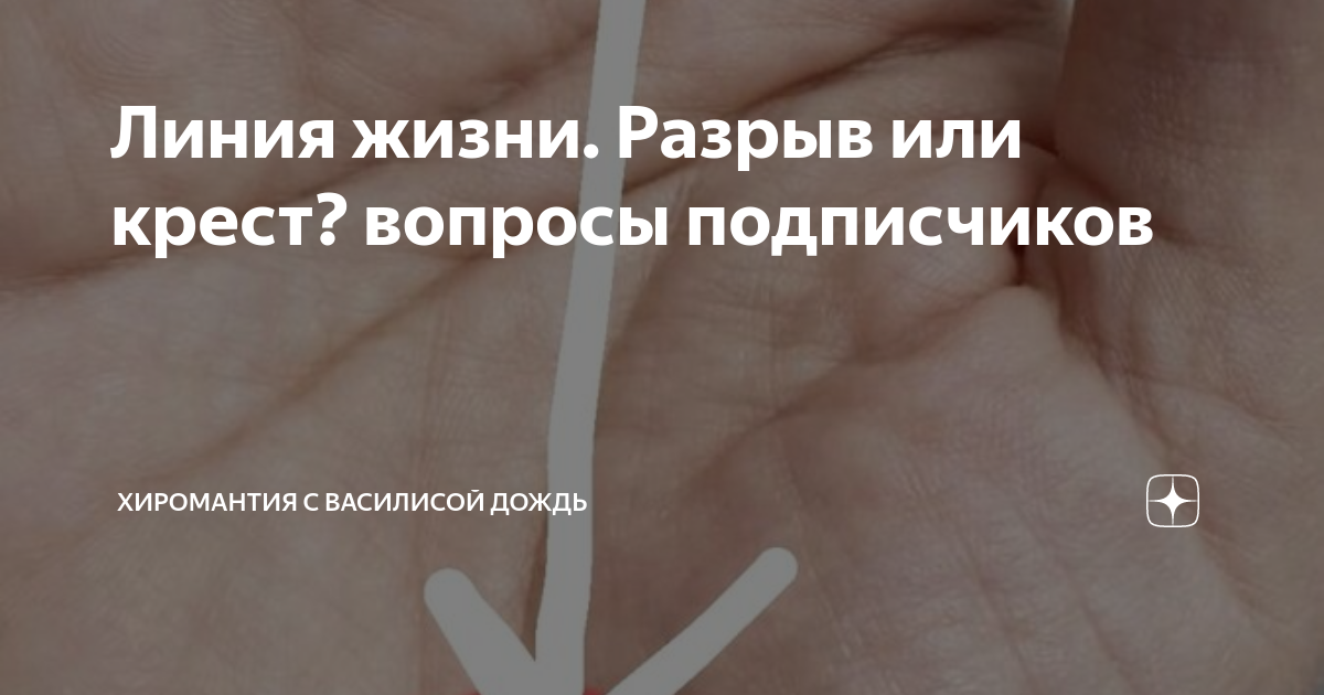 Разрыв крестов это