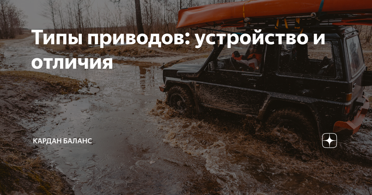 Типы приводов: устройство и отличия | Кардан Баланс | Дзен